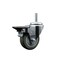 Service Caster 35 Inch Gray Polyurethane Wheel Swivel 34 Inch Threaded Stem Caster with Brake SCC SCC-TS20S3514-PPUB-PLB-34212 - alternate 1